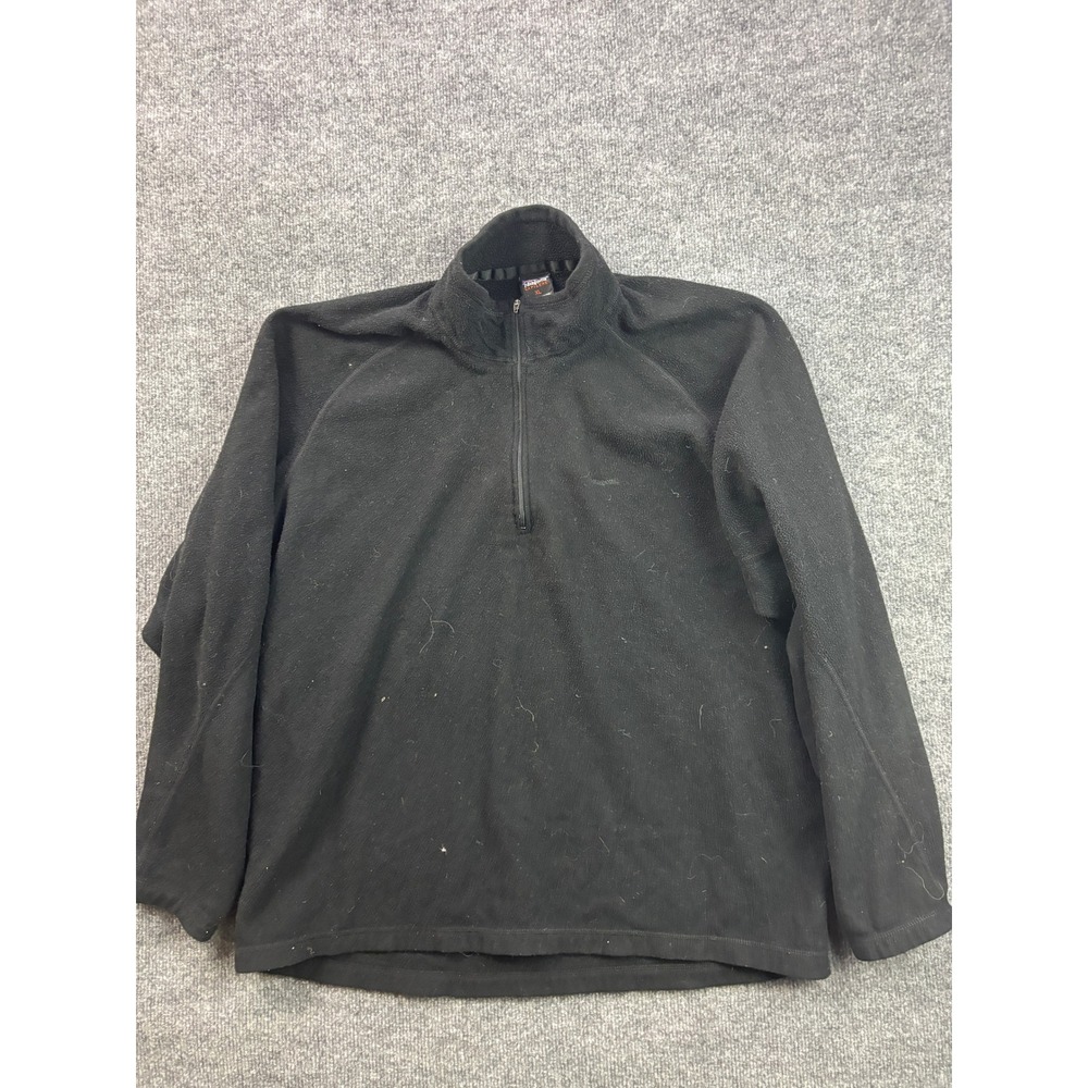 Patagonia Capilene Quarter Zip Fleece Mens XL Black Pullover Activewear